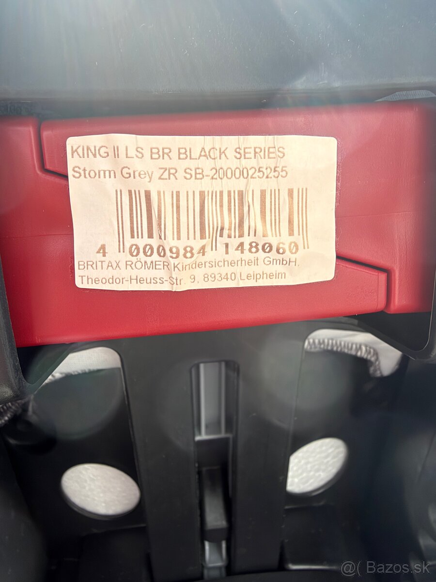 Autosedacka Britax Römer King ll