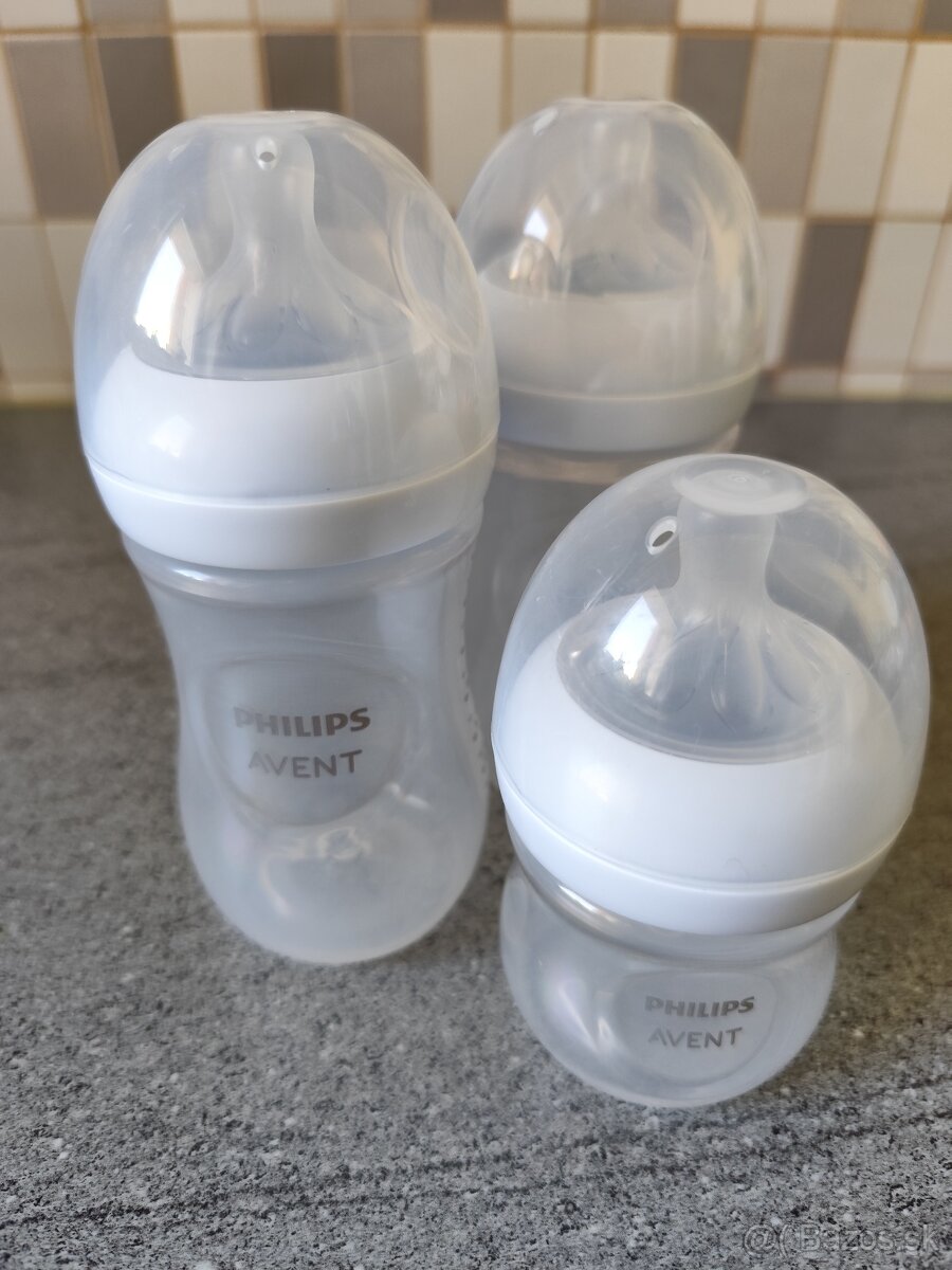 Dojčenské fľaše Philips AVENT + cumlíky