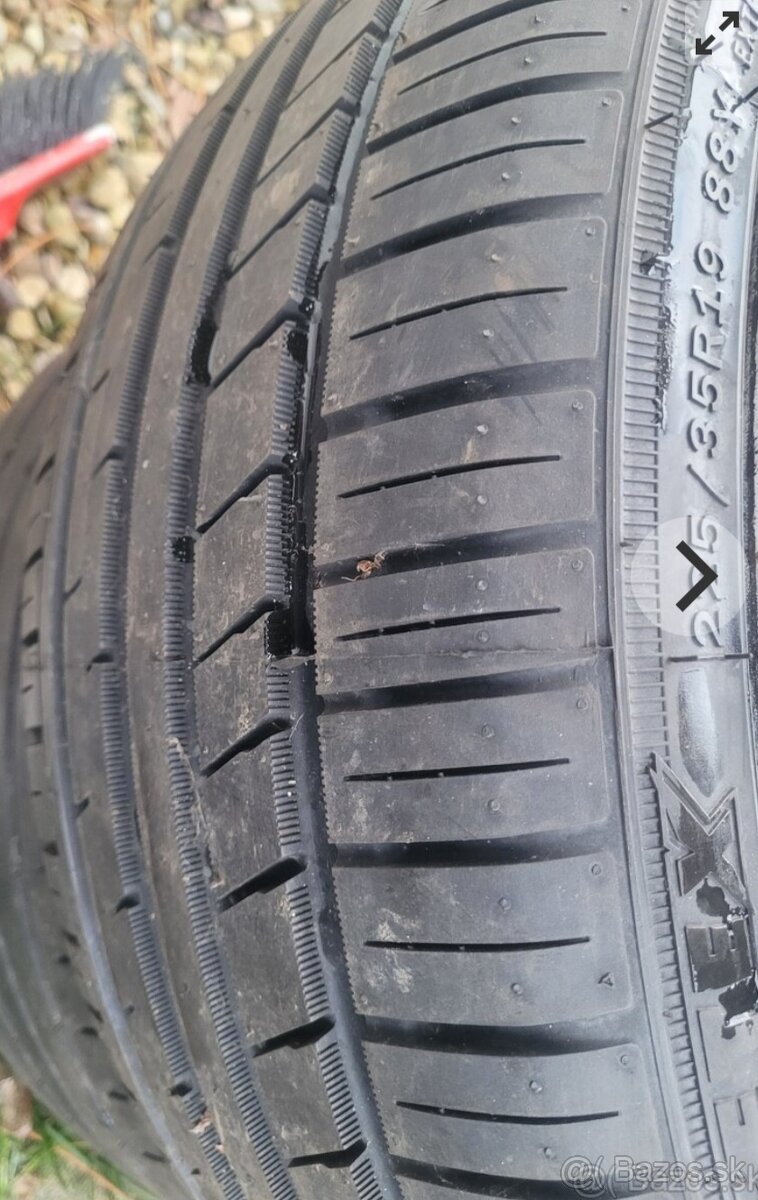 Predám 1ks letná guma 225/35/19 ako nová