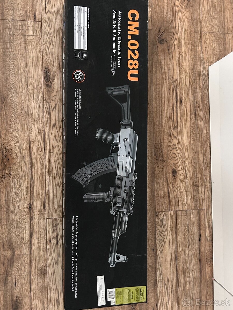 Predám airsoft zbraň Cyma CM.028U (AK-47)