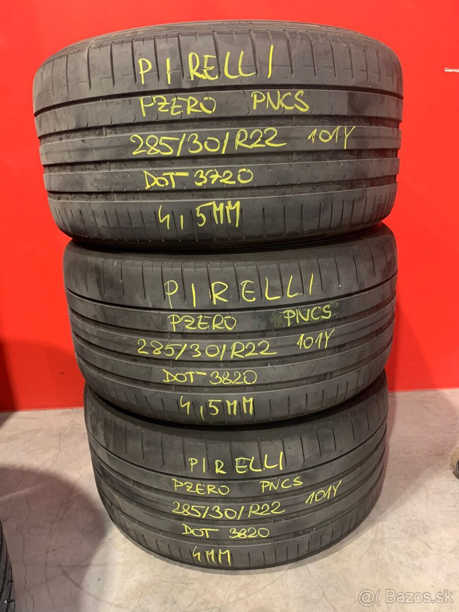 R22 285/30 Pirelli P Zero PNCH 101Y 3x4.5MM DOT3820 - 150 EU