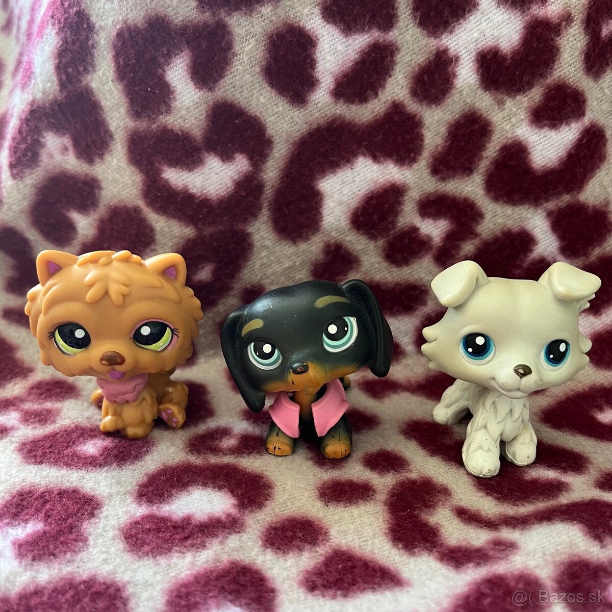 littlest pet shop jazvečík, kólia , čau čau