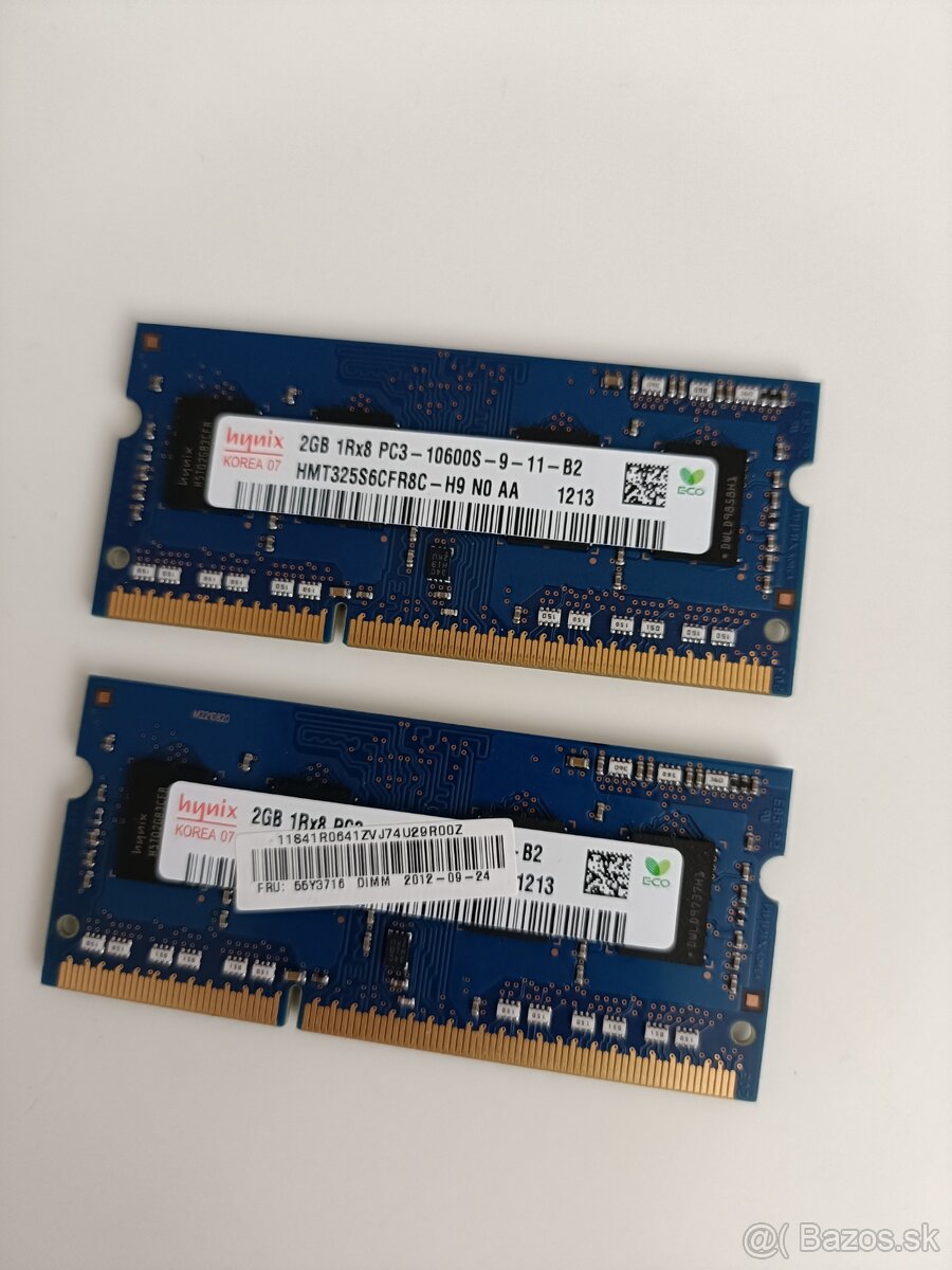 2x2GB DDR 3 1333mhz
