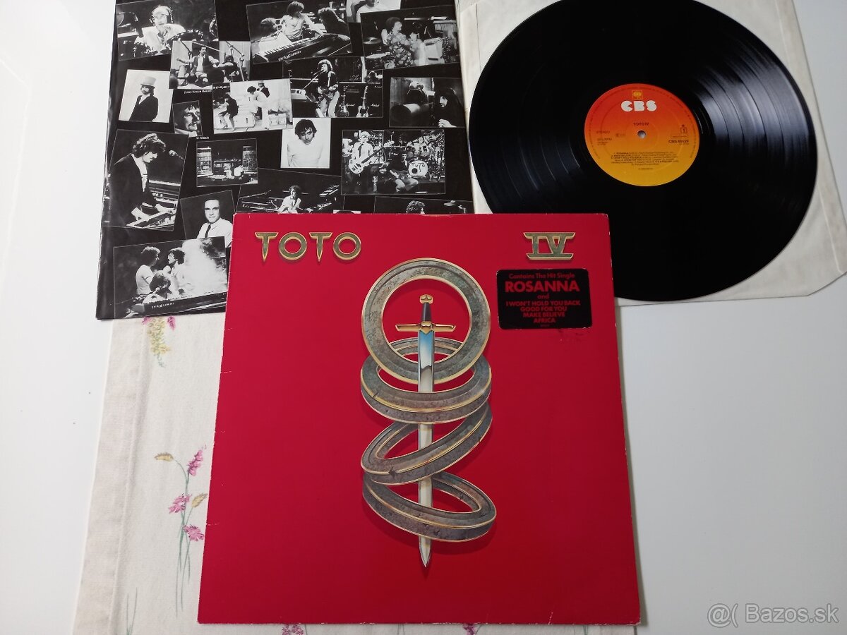 TOTO „IV“ /CBS 1982/ +orig. vnut. ob/texty top st multi mil