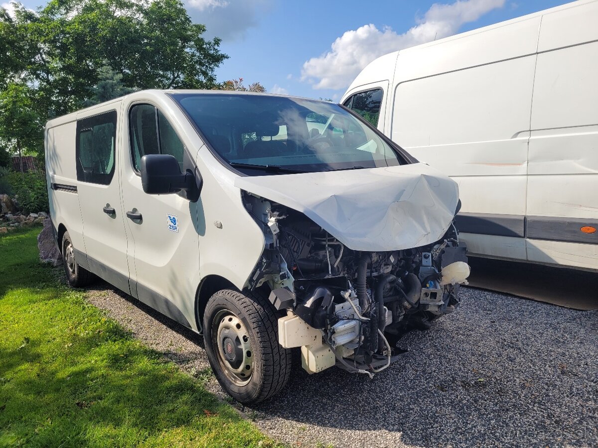Predám nabúranú dodávku Fiat Talento 1,6 D, 5-miestne