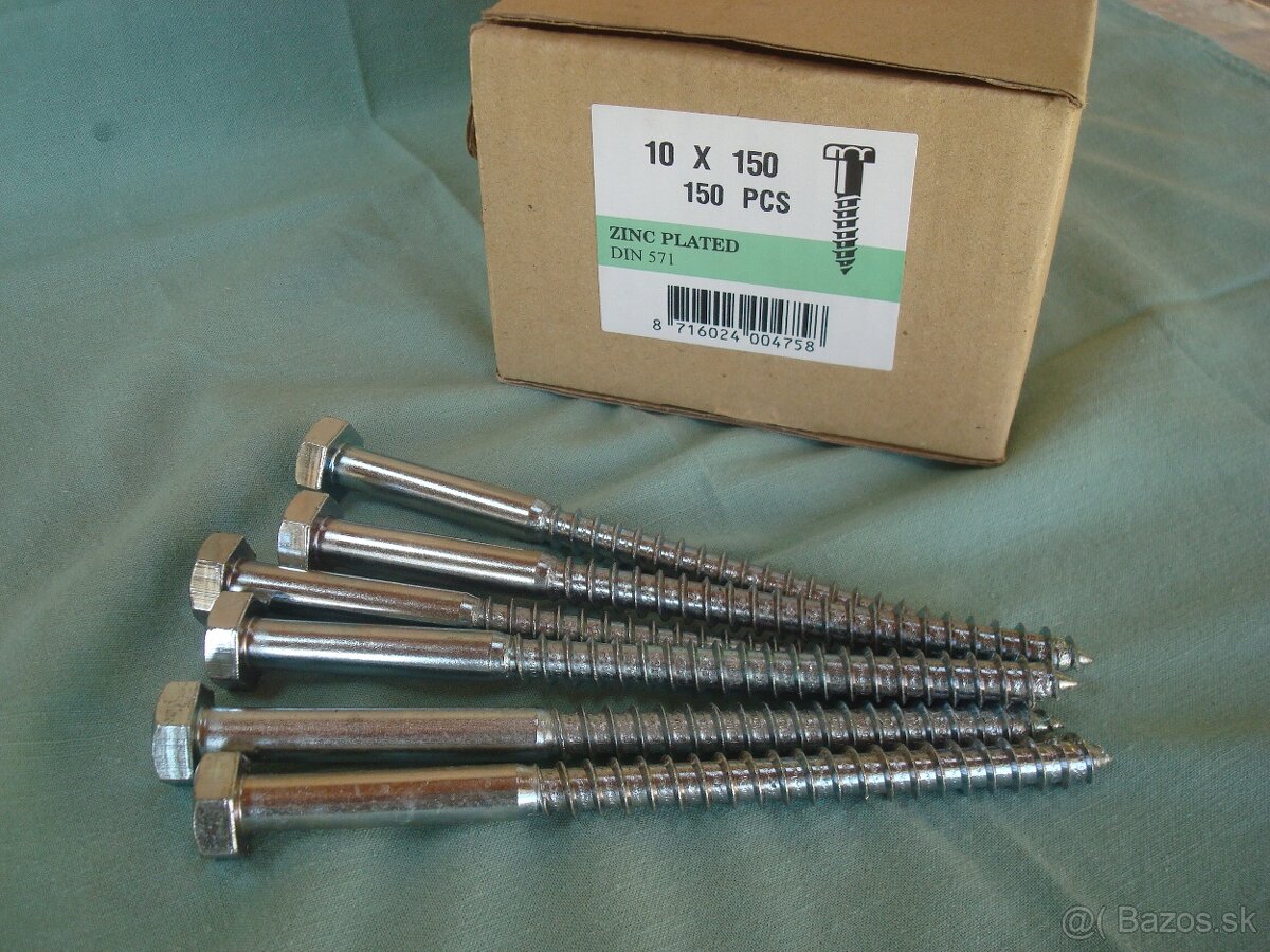 Sroby do dreva 10x 150 DIN 571 50ks
