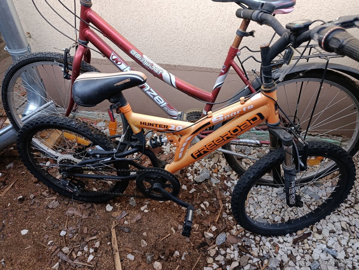 Detské a dámské bicykel