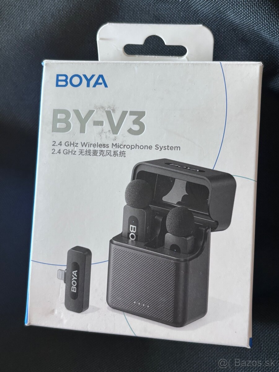 Boya BY-V3 bezdrôtové mikrofóny