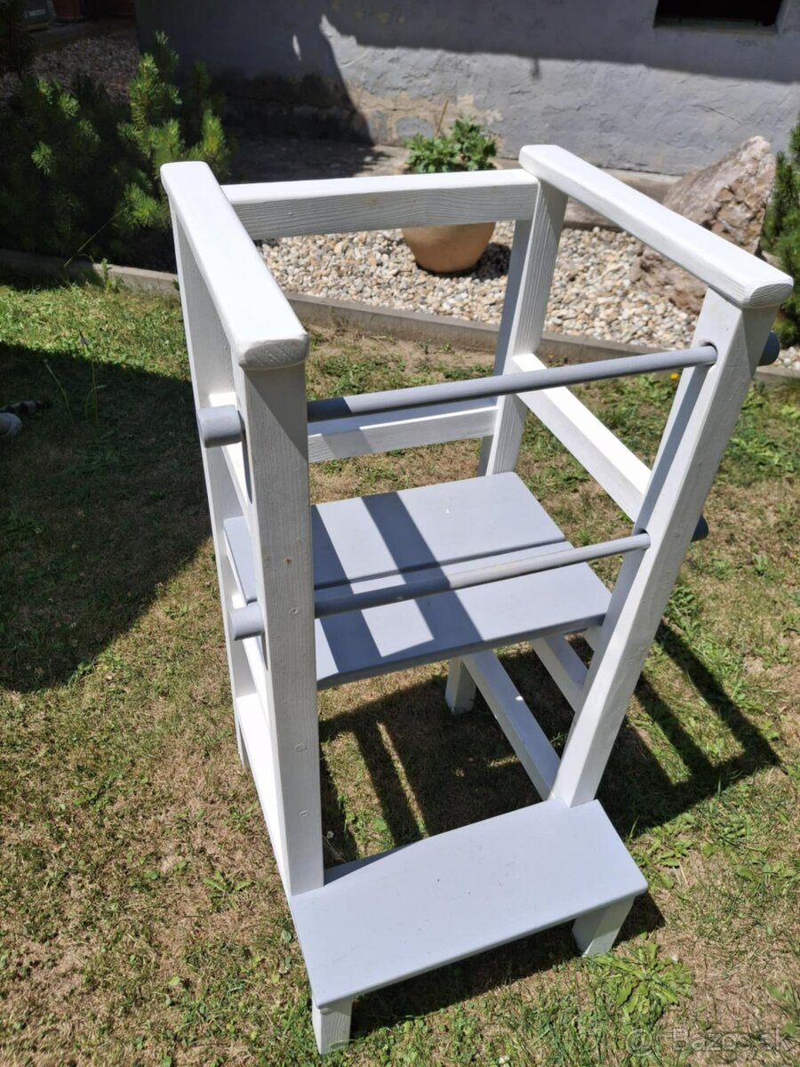 ☀️ Detský stupienok vyvýšený do kuchyne - Robený na mieru ☀️