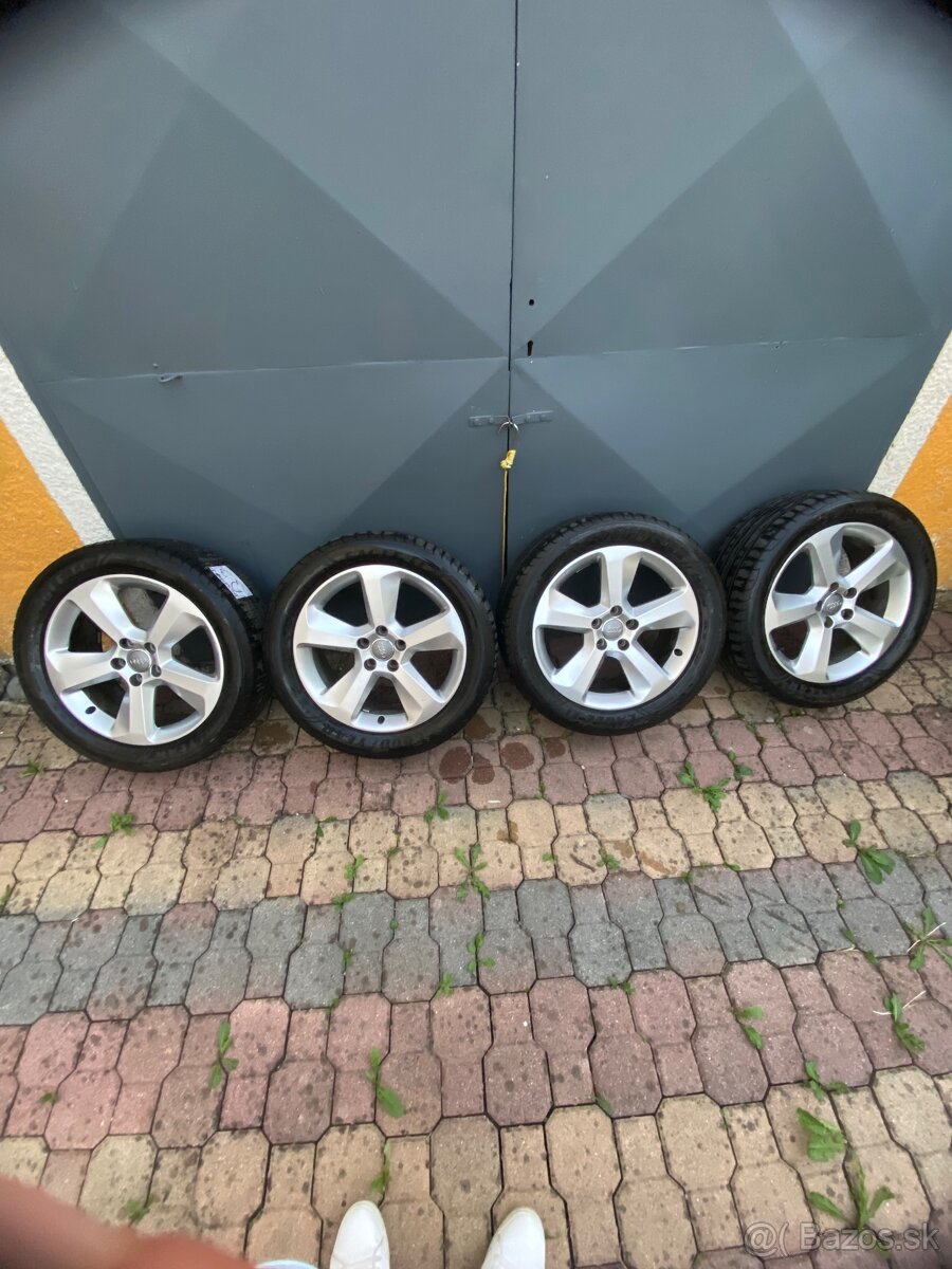 Audi Q3 Hliníkové disky 7Jx18 ET 43 s pneu GoodYear Audi Q3