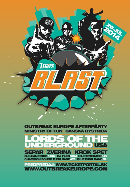 The Legits Blast Banska Bystrica 2025 vstupenka