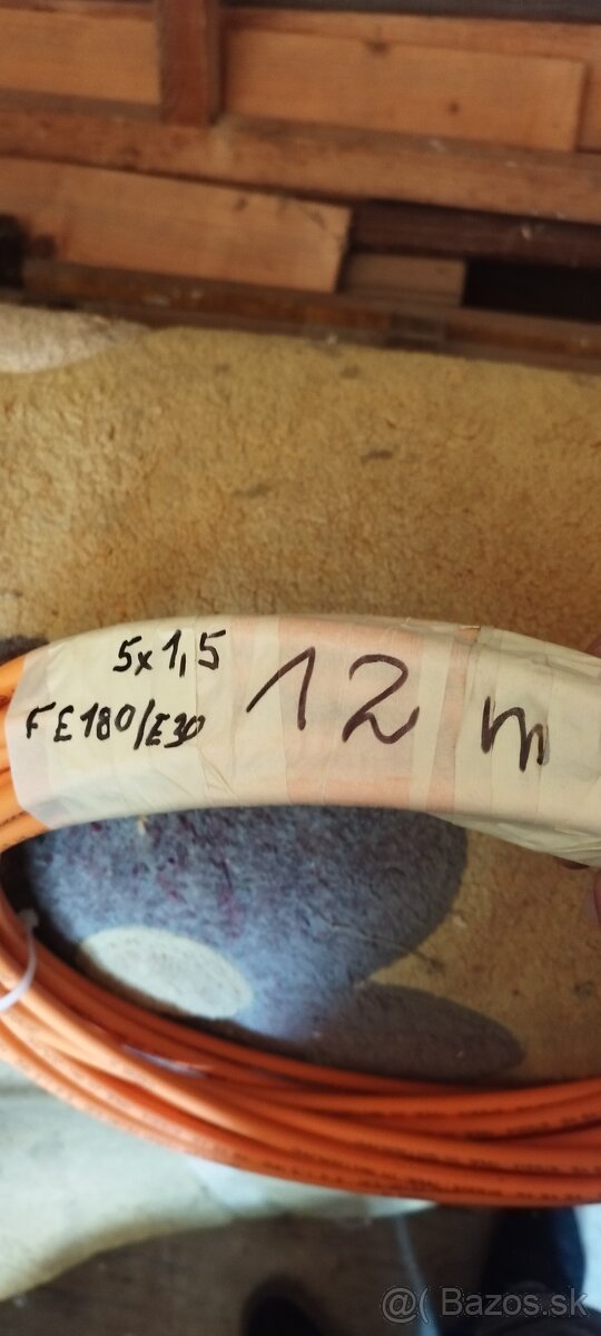 Protipožiarny kábel 5x1,5 FE180/E30 12m