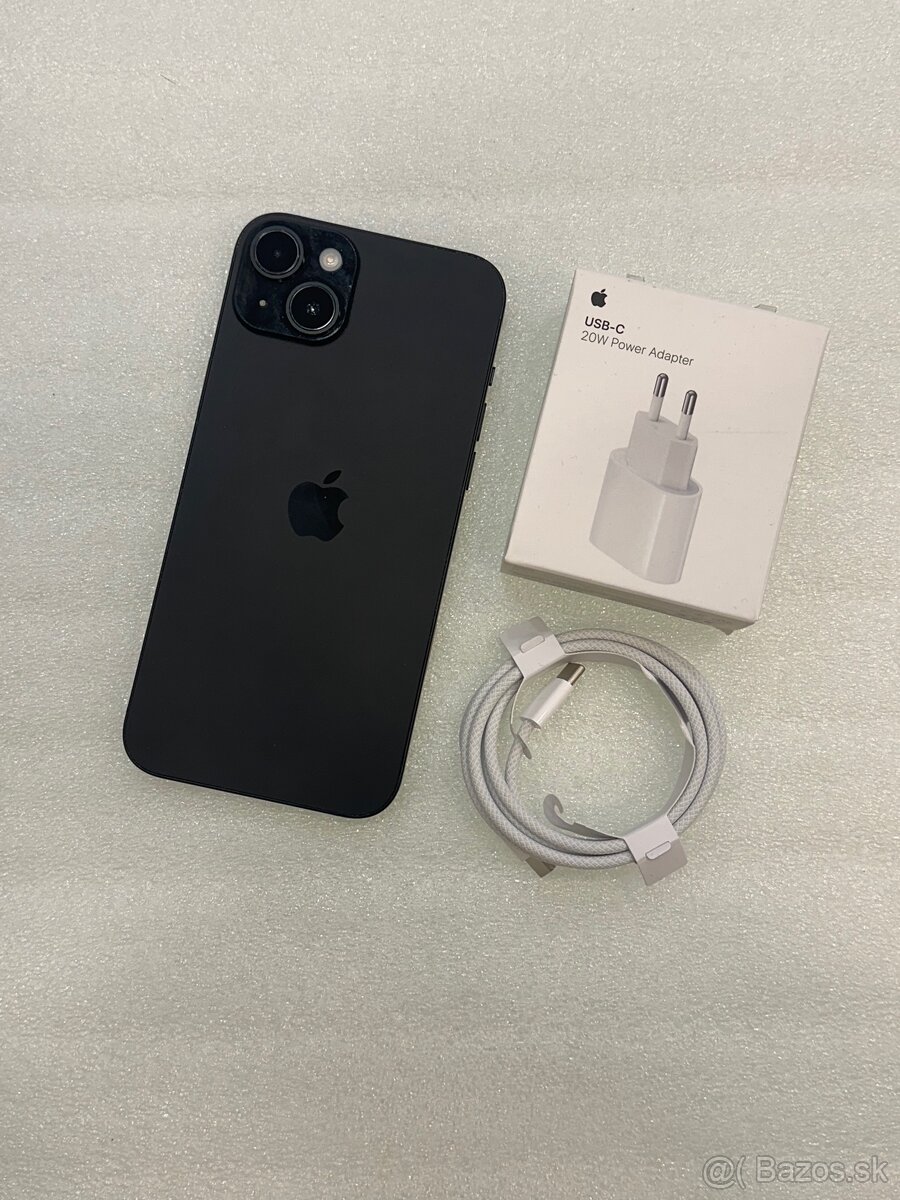 ZÁRUKA | iPhone 15 Plus 256gb Black