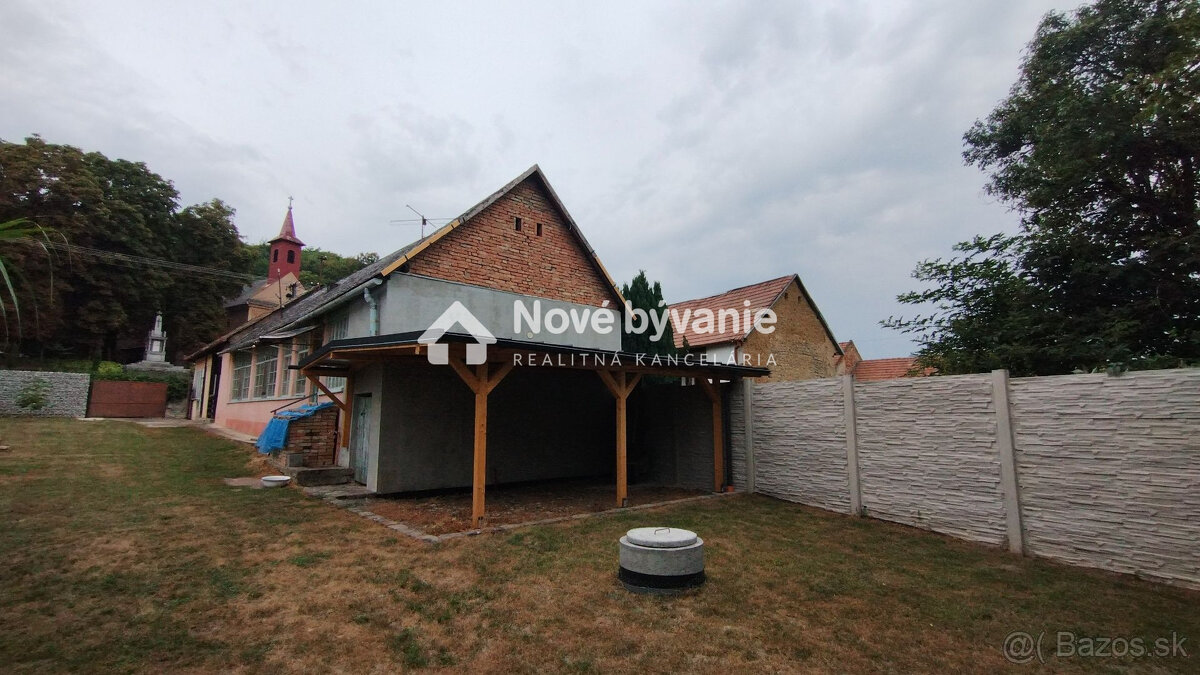 Predaj, rodinný dom s krásnym pozemkom- Chľaba(N059-12-FRAD)