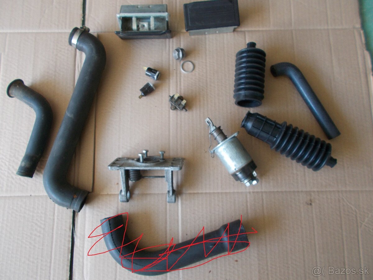 Predam pre skoda 105-120 manzety popolnik novy spinac starte