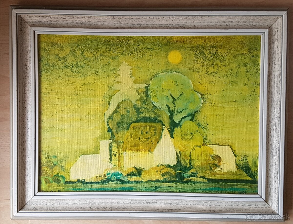 Samota - Miloš Alexander Bazovský, masonit