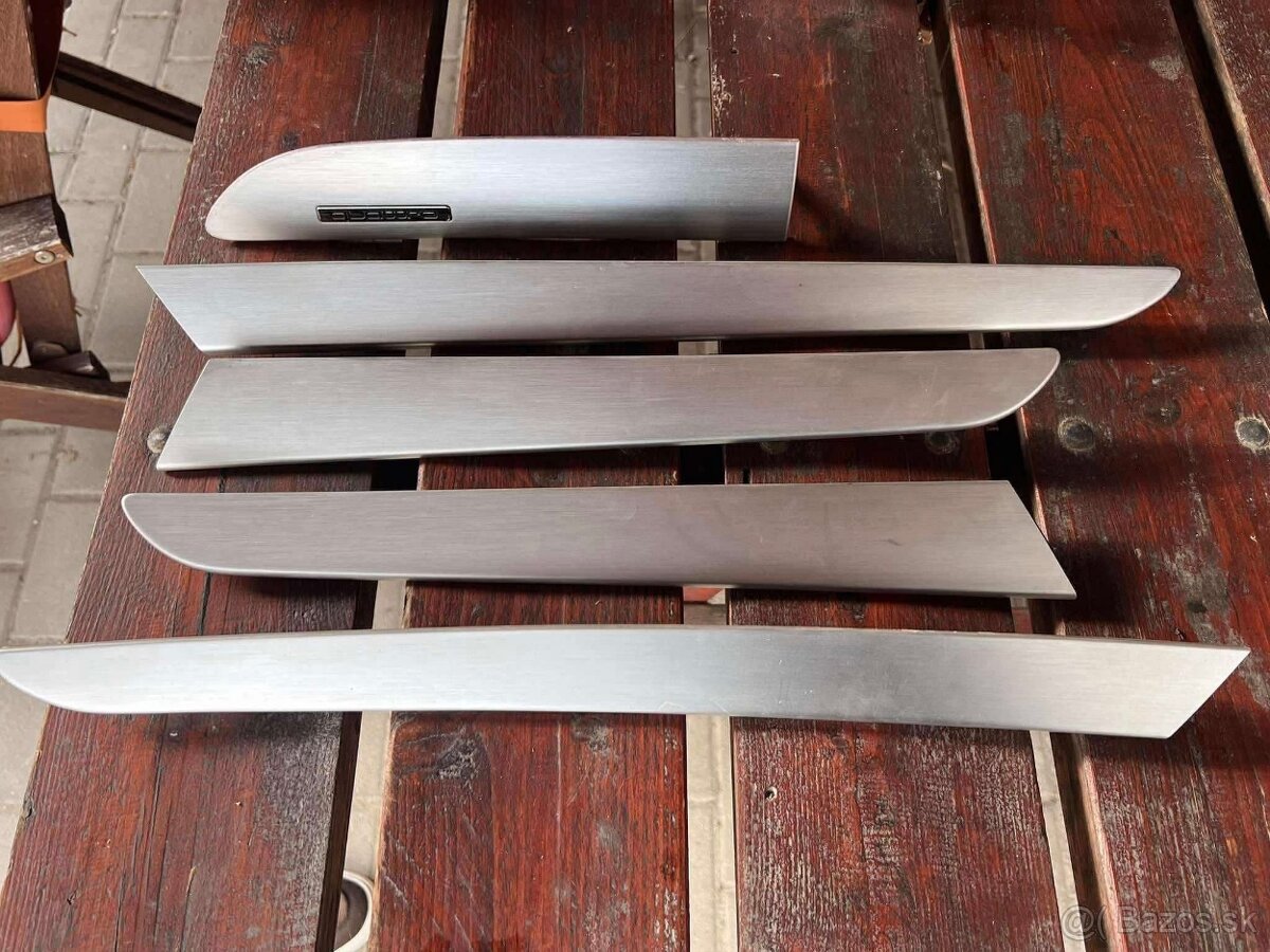 Audi a6c6 hlinníkový dekor interiér