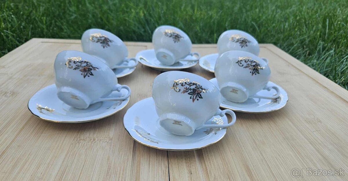 Mokka šálky 6 ks značka EPIAG DF Czechoslovakia