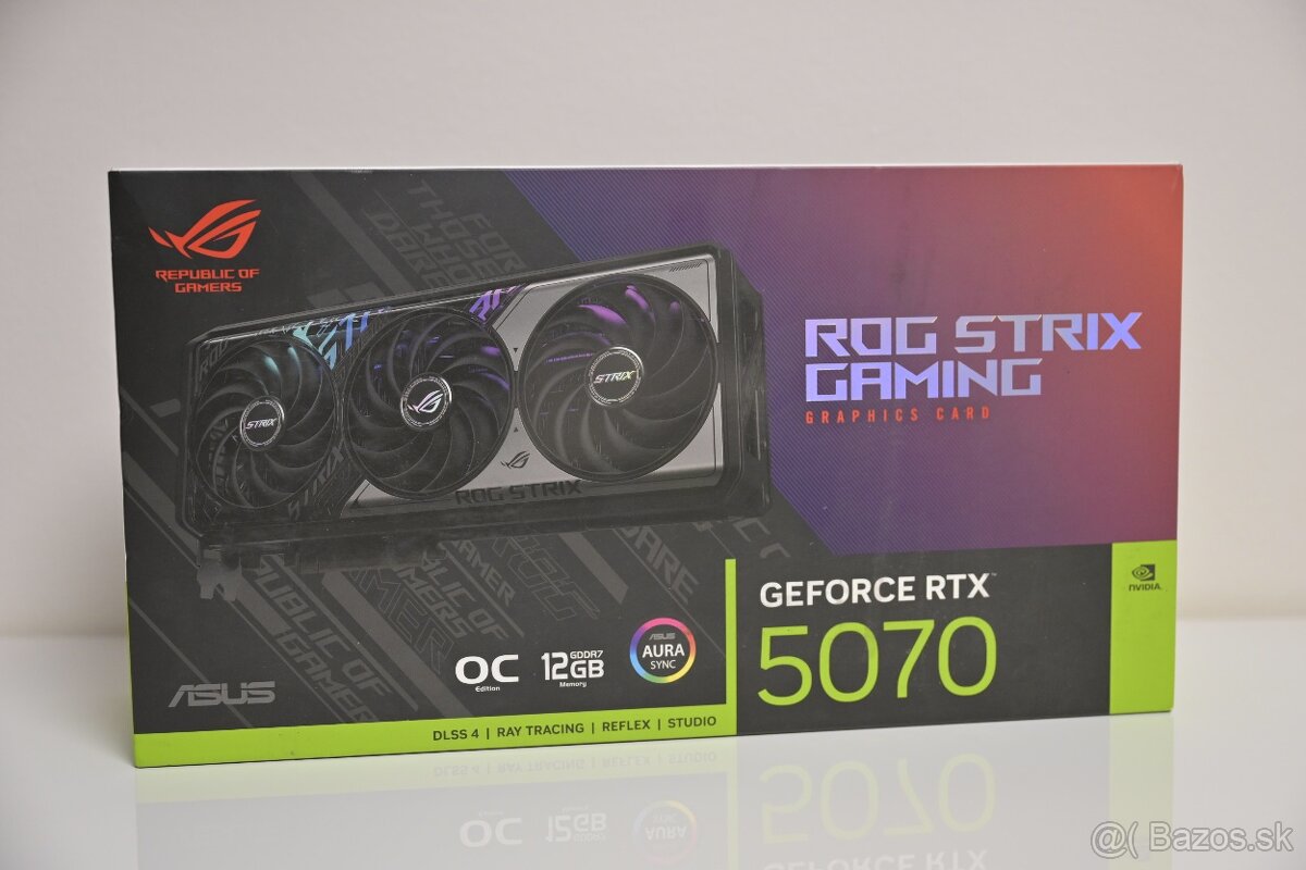 ASUS ROG STRIX GeForce RTX 5070 O12G - PREDANÉ