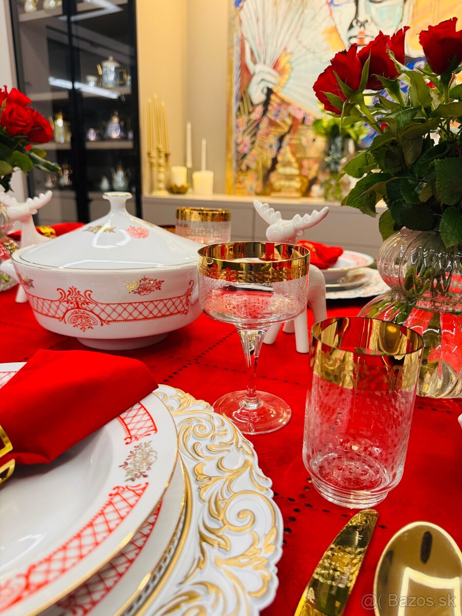 Nádherná retro obedová súprava+ZADARMO kuriér