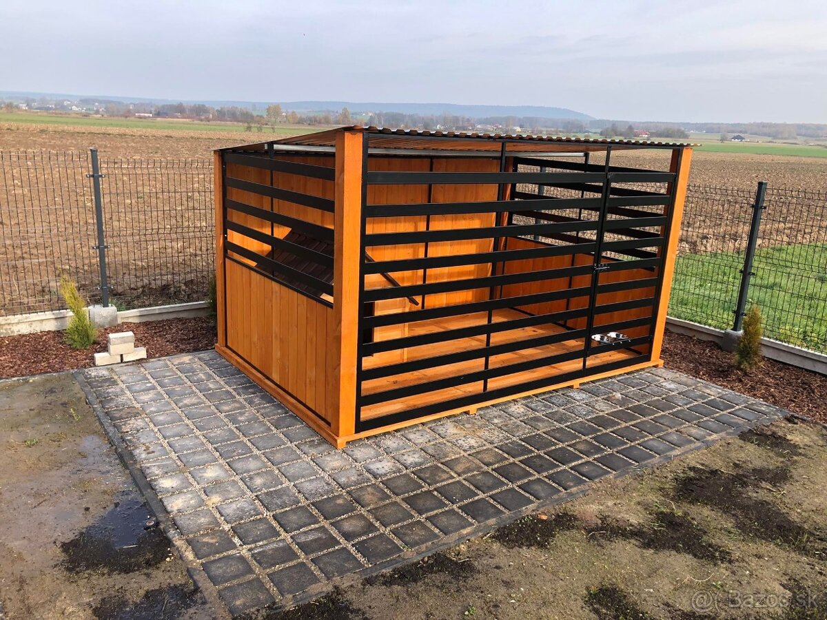 Kvalitné slovenské voliéry, koterce 3x2m WOODLINE