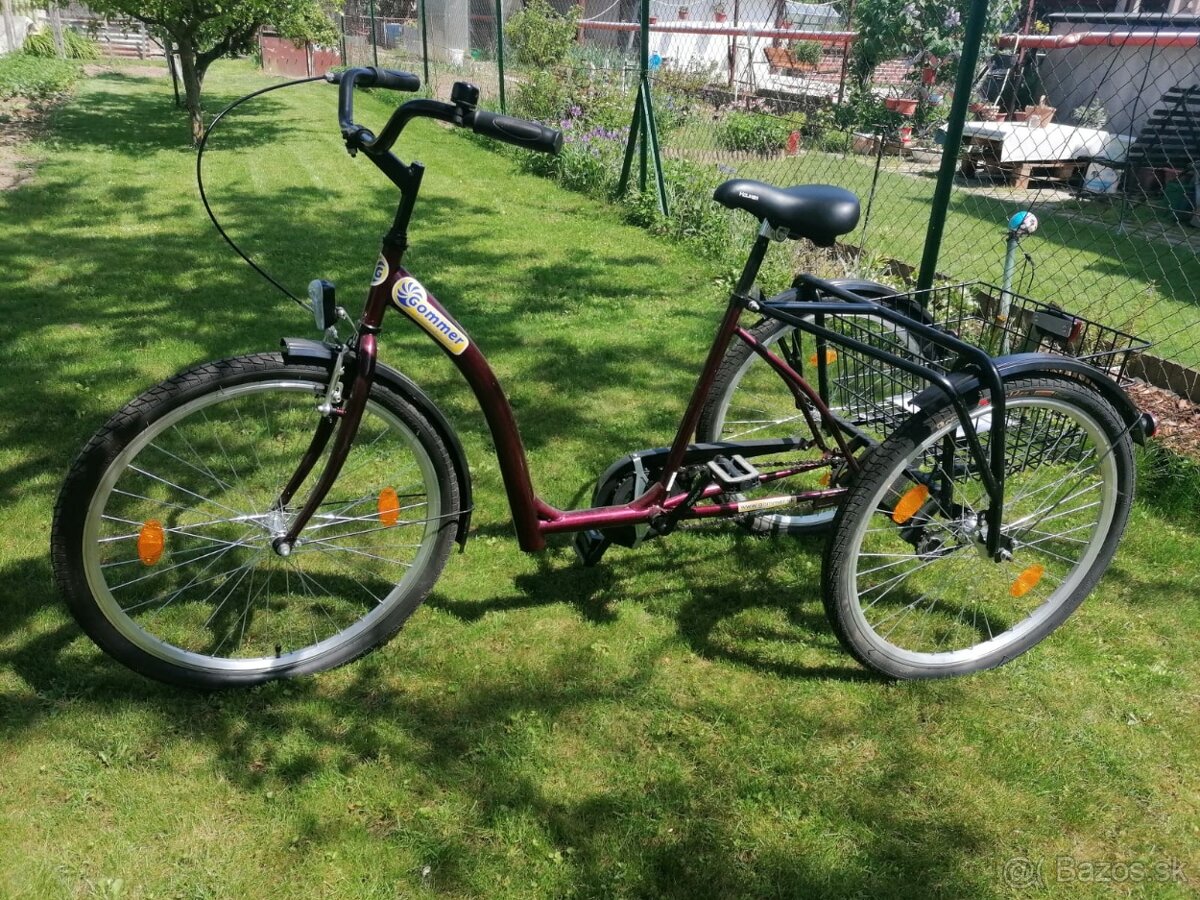 Trojkolka pre seniorov