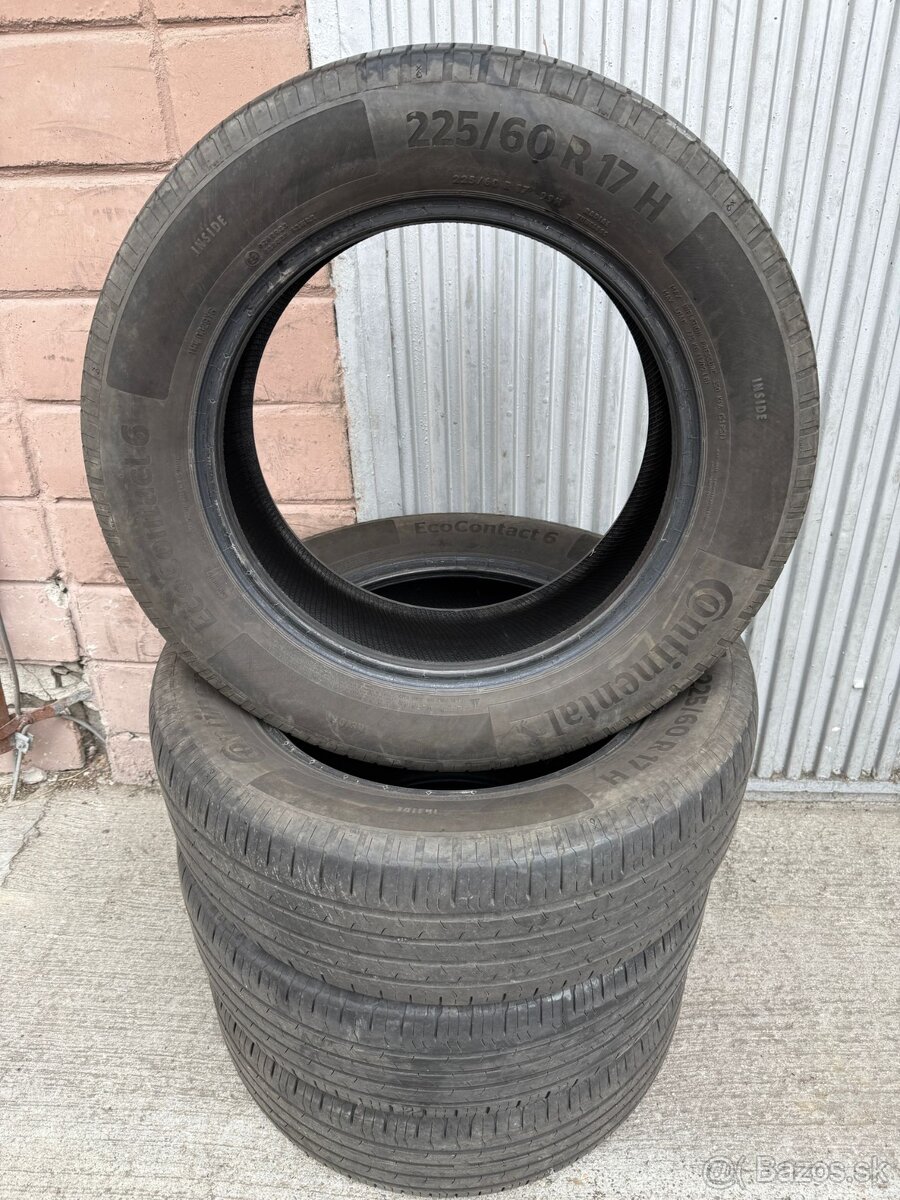 Letne pneumatiky CONTINENTAL 225/60 R17