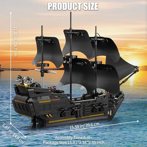 Pirati z Karibiku - velka lod stavebnica 921 ks