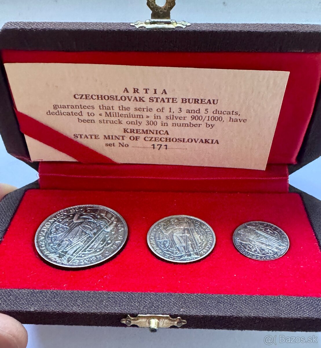 ARTIA SADA AG MILENIUM SV. VÁCLAVA 1929-1973 V ETUI