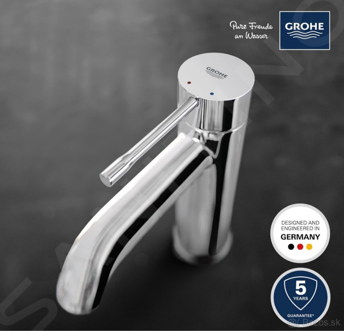 Grohe Essence Páková umývadlová batéria veľkosti S, Chróm