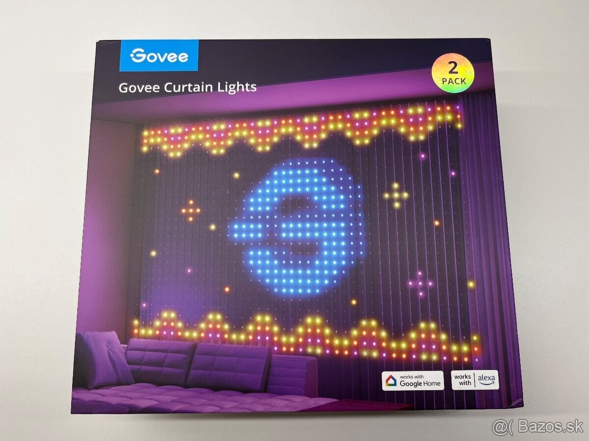 Govee Curtain Lights 2-Pack - Alexa/Google Home