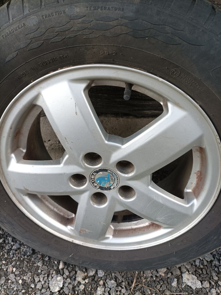 Predám alu disky 15" škoda Octavia 1