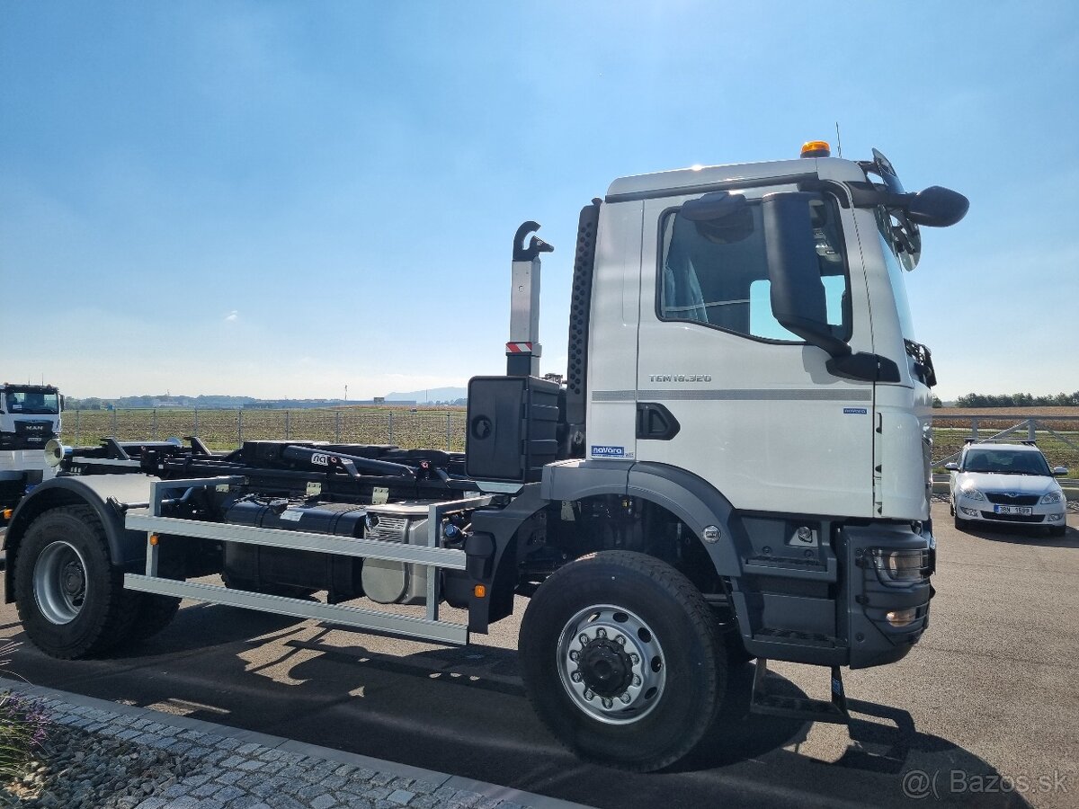 MAN TGM ŠTVORKOLKA 4x4 KONTAJNEROVKA
