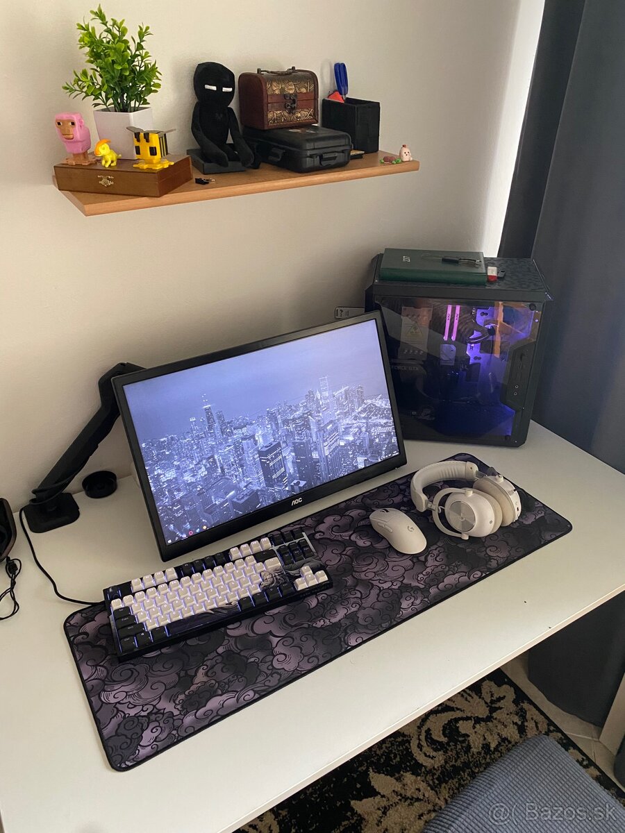 POČÍTAČ + MONITOR - I3-10100F, GTX 1650 4 GB