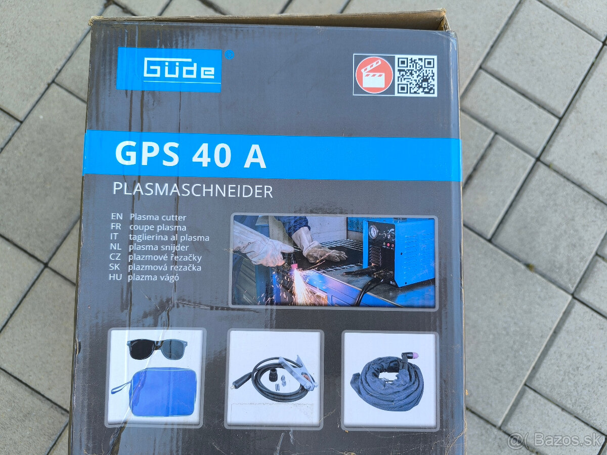 Plazmová rezačka Gude GPS 40 A