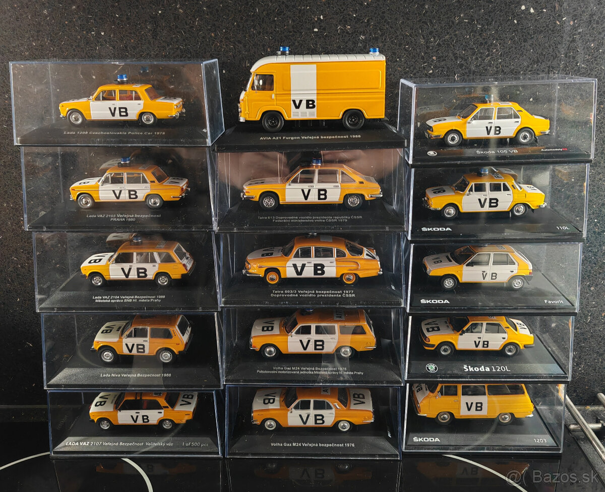 Predám modely VB od Foxtoys a Abrex v mierke 1:43