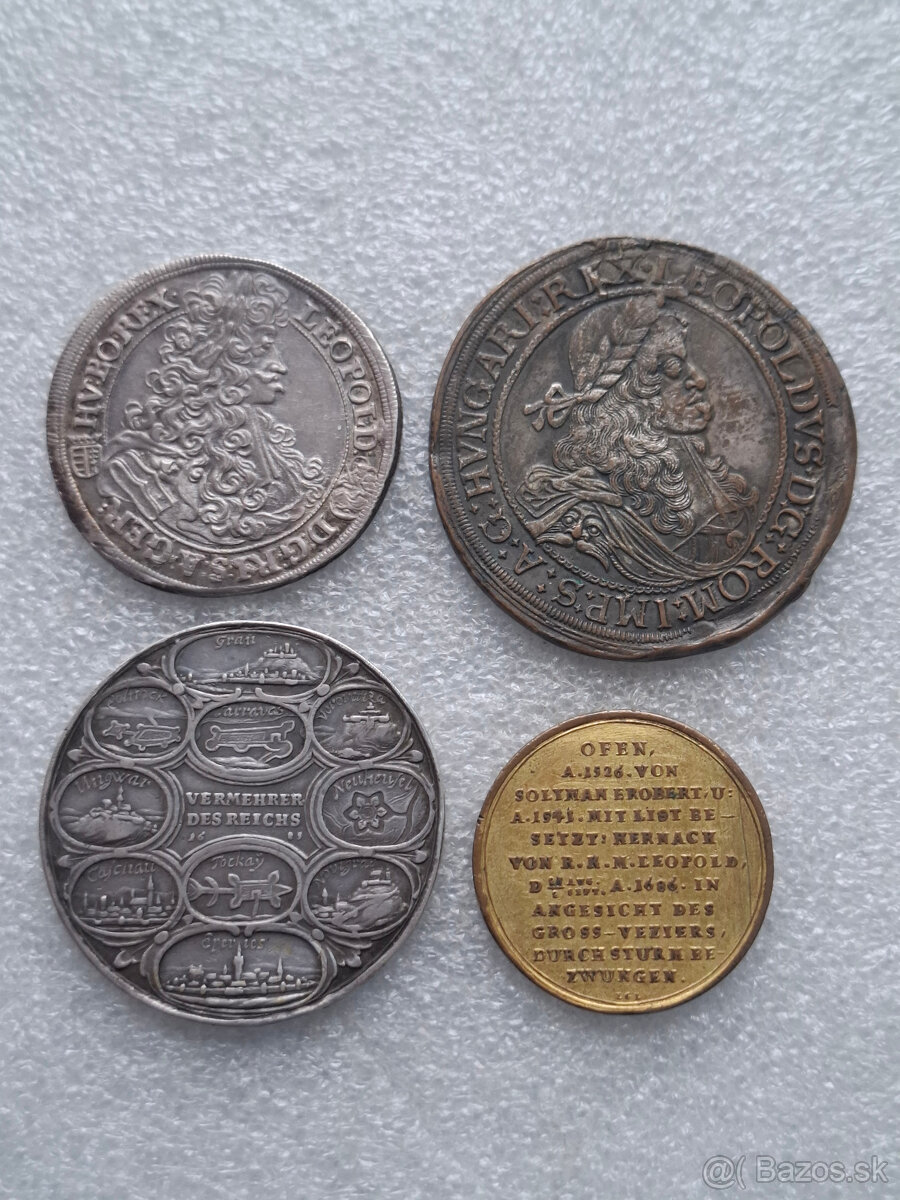 Mince Leopold I. Habsburgsky 1658 – 1705