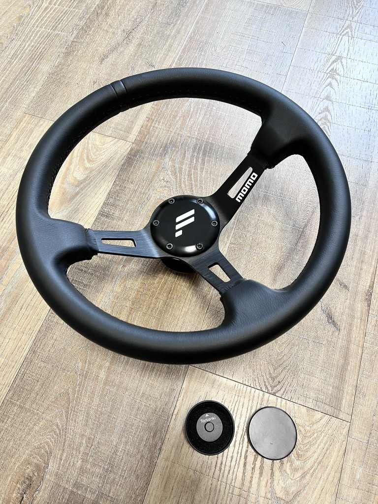 Volant Fanatec CSL DD QR1 5Nm + CSL Pedals + MOMO 350mm