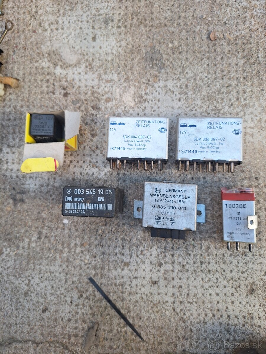 Mercedes w124,w190,relatka,riadiace jednotky