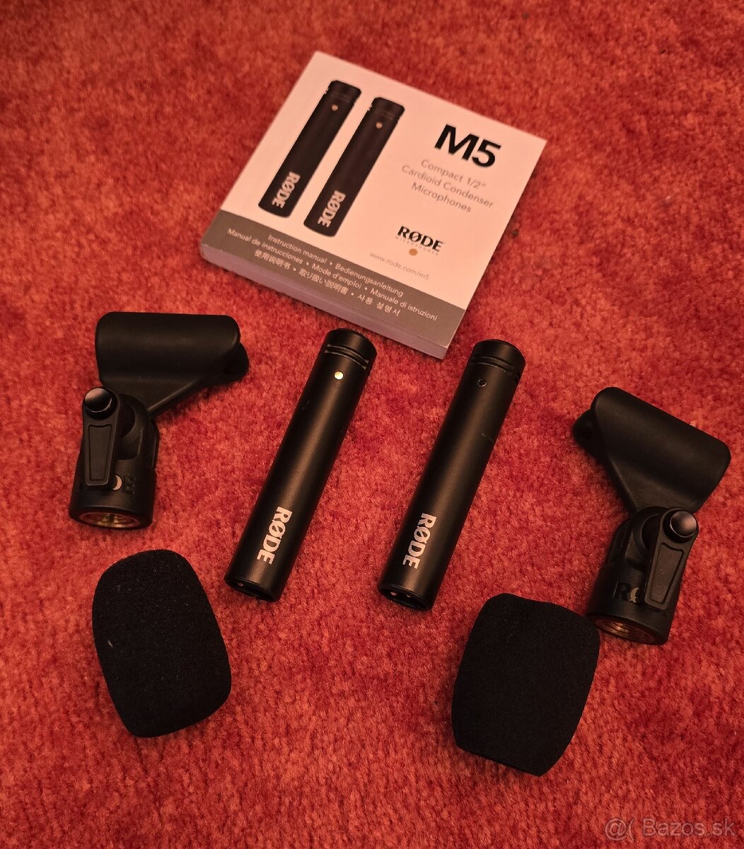 Nastrojove mikrofony Rode M5