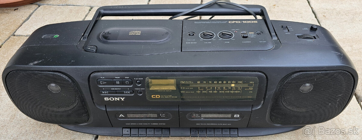 Radio magnetofon SONY CFD100S