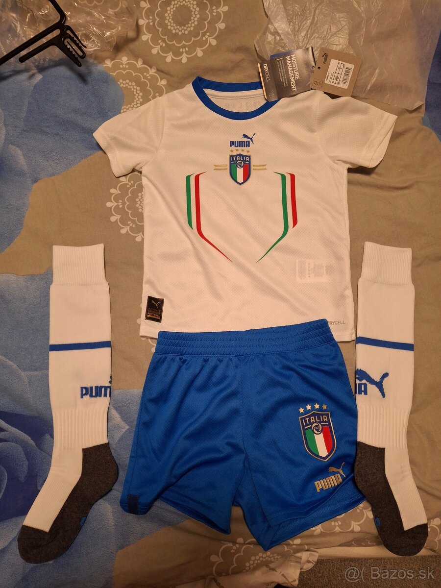 Detský futbalový dres puma Italia, ofic.