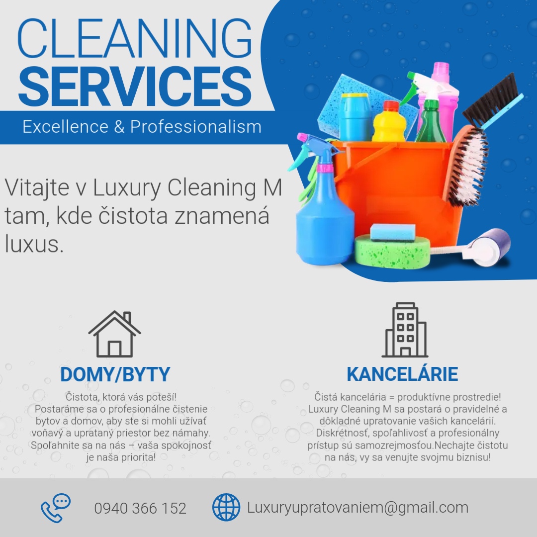 Upratovacia služba Luxury Cleaning M