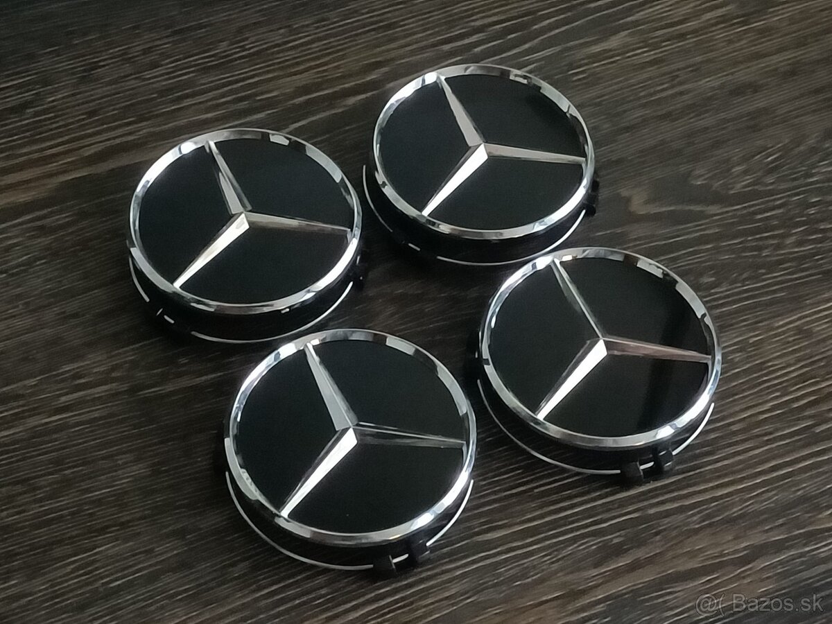 Stredové krytky MERCEDES 75mm