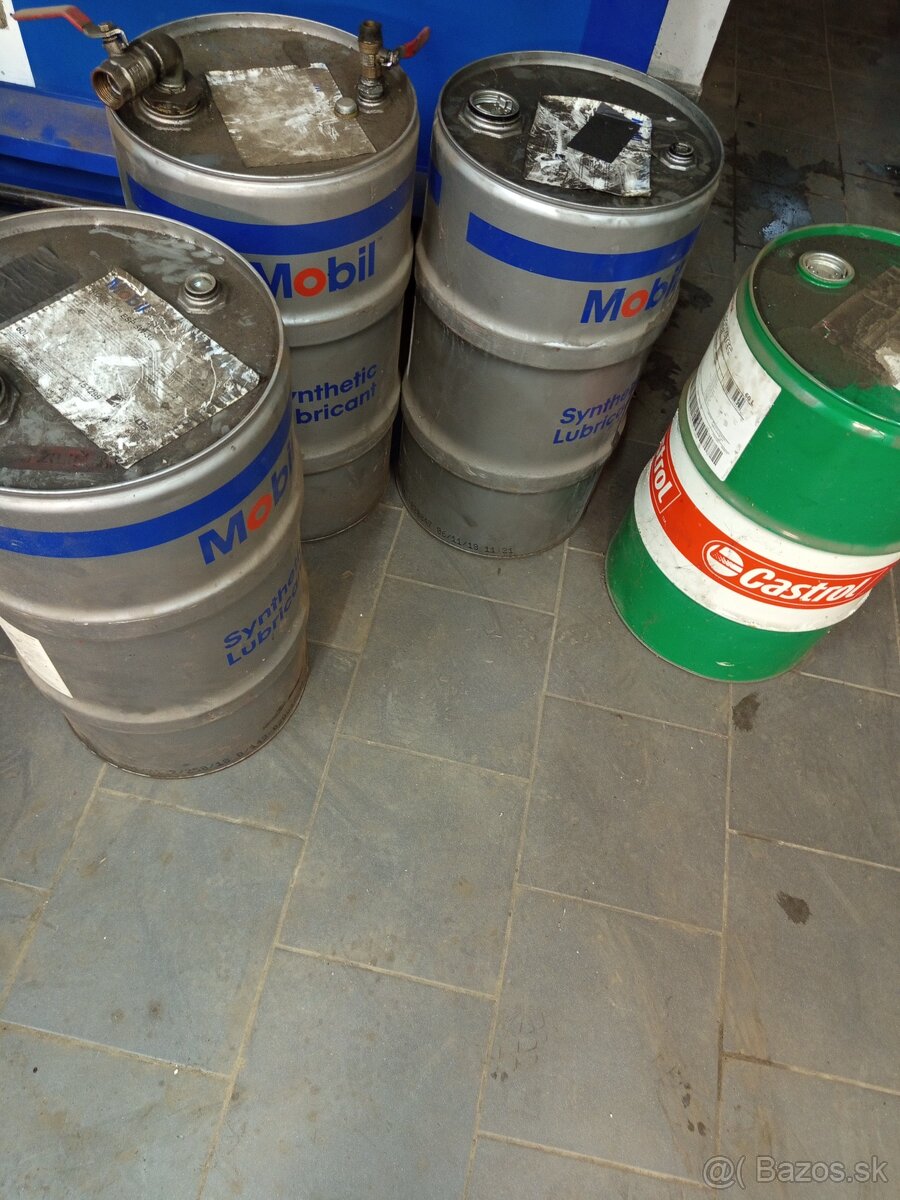 Plechové sudy 50,60 L