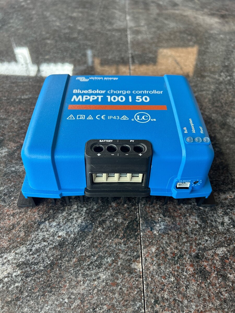 MPPT regulátor nabíjania Victron Energy BlueSolar 100V 50A