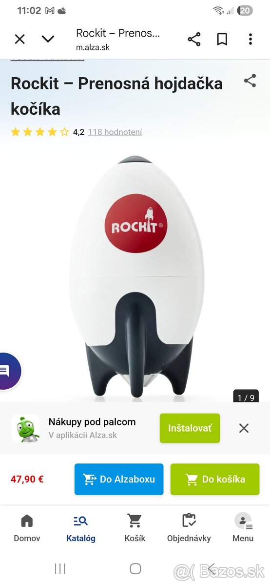 Predám decku raketku na kocik