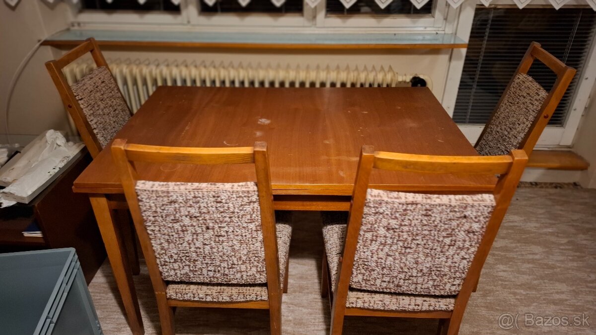 Stól stoličky retro 40 ročné
