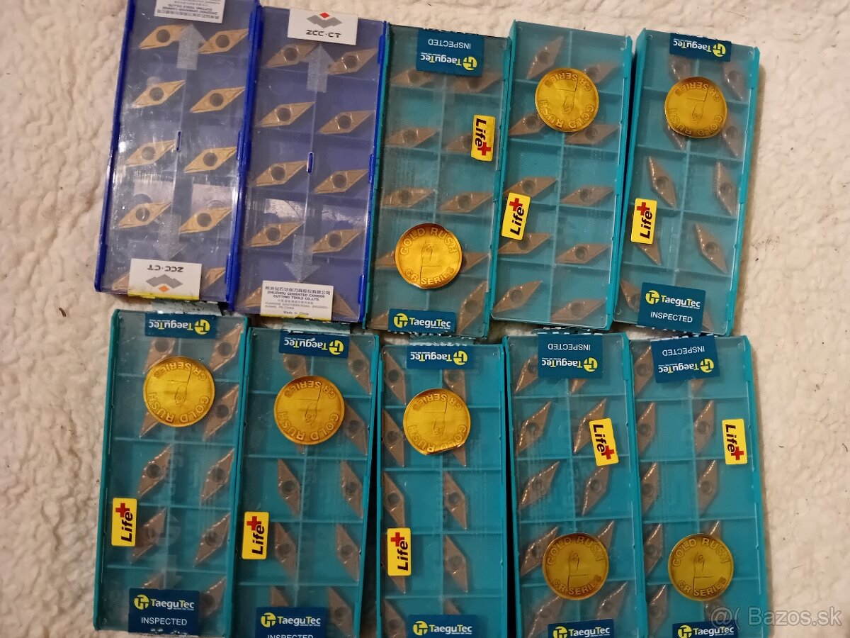 Sústružnícke nože nepoužité