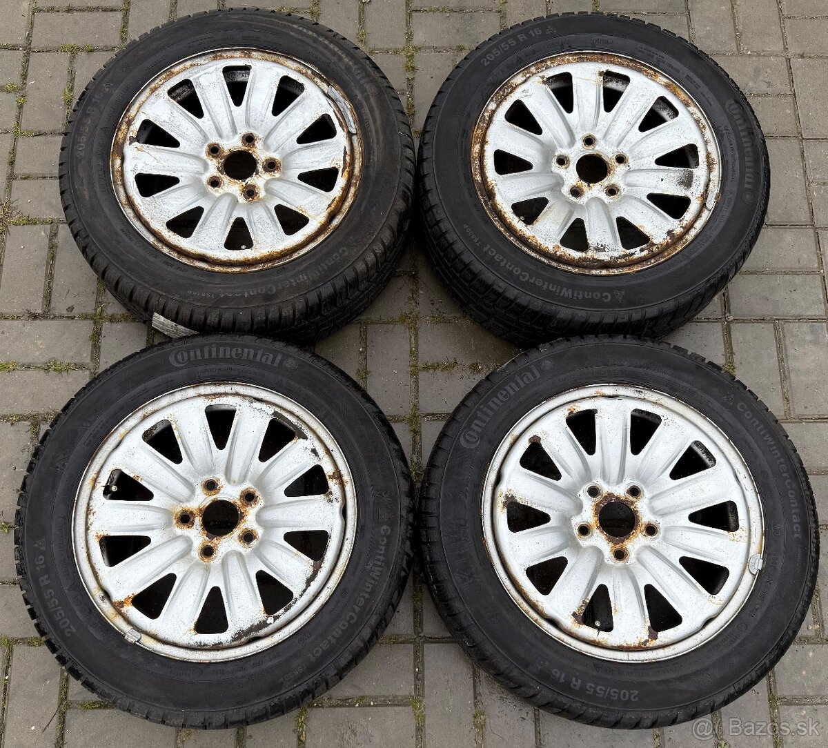 Zimná sada 5x112 r16 VW group Continental 205/55 R 16 91H